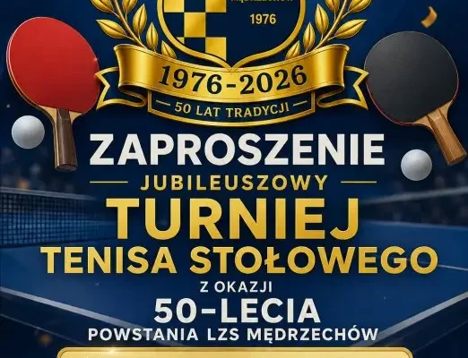 Jubileuszowy Turniej Tenisa Stołowego w Mędrzechowie – 50-lecie LZS