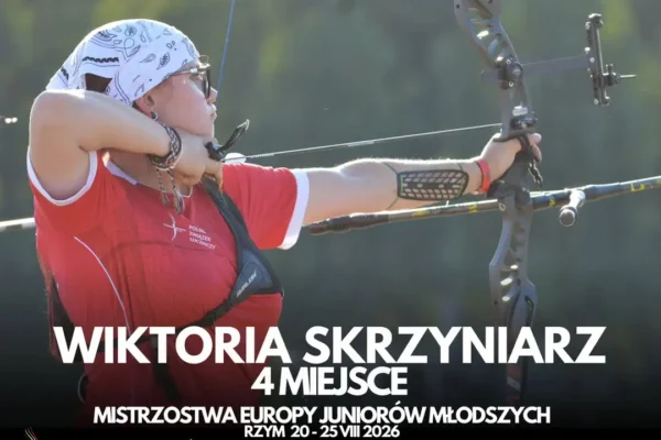 Wiktoria Skrzyniarz tuż za podium Mistrzostw Europy Juniorów Młodszych w łucznictwie