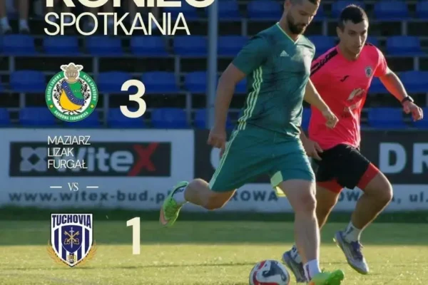 Dąbrovia pokonuje Tuchovię 3:1 w meczu kontrolnym