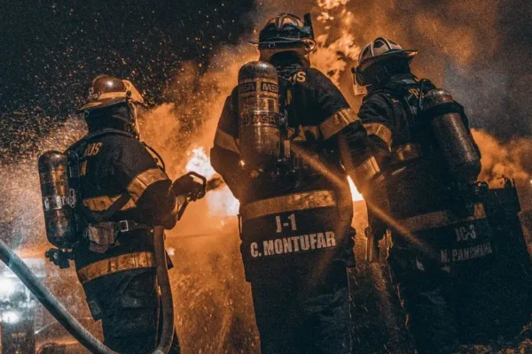 Pożar w Podborzu – interwencja OSP Olesno i okolicznych jednostek