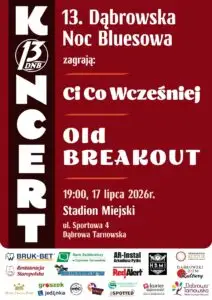 XIII Dąbrowska Noc Bluesowa przenosi się na stadion