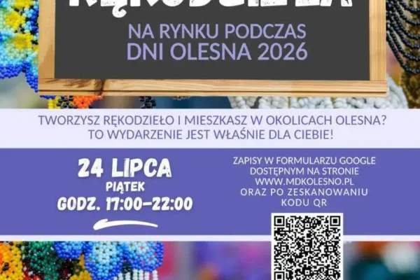 Jarmark Rękodzieła podczas Dni Olesna 2026