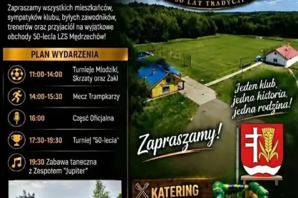 Piłkarskie święto w Mędrzechowie już za tydzień – emocje, atrakcje i nagrody
