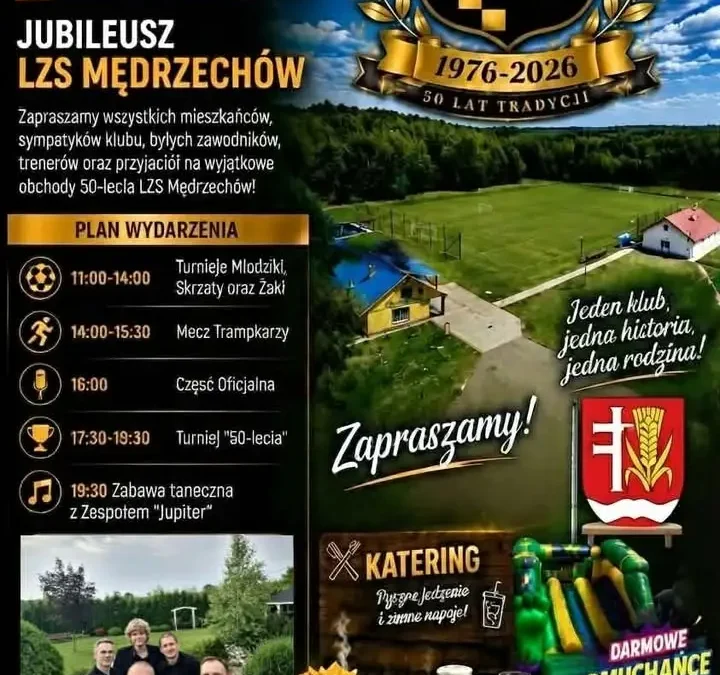 Piłkarskie święto w Mędrzechowie już za tydzień – emocje, atrakcje i nagrody