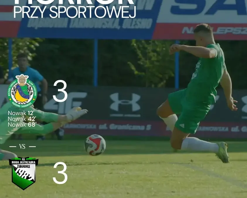 Hat-trick Artura Nowaka w thrillerze na otwarcie sezonu