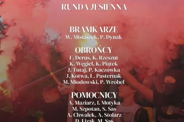 Kadra pierwszej drużyny na rundę jesienną sezonu 2026/2027
