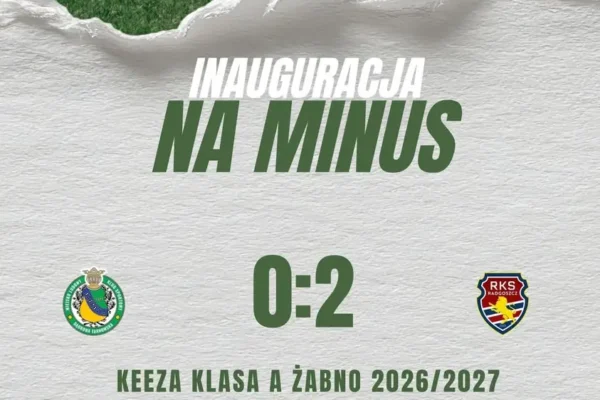 Rezerwy Dąbrovii przegrywają z RKS Radgoszcz 0:2