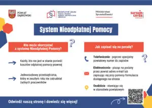 Bezpłatna pomoc prawna w Powiecie Dąbrowskim – sprawdź, gdzie uzyskać wsparcie