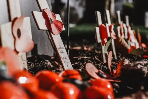 Patriotyczny apel w Dąbrowie Tarnowskiej ku czci bohaterów Powstania Warszawskiego i załogi Halifaxa