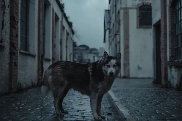 Zagubiony pies rasy husky w Dąbrowie Tarnowskiej – czeka na właściciela lub nowy dom