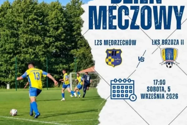 Seniorzy z Mędrzechowa powalczą o kolejne zwycięstwo w starciu z Brzozą II