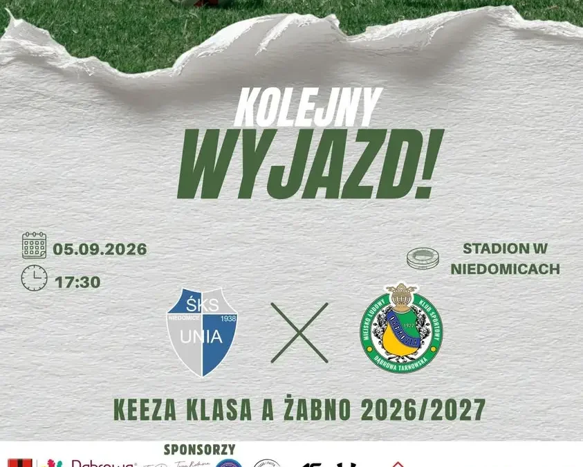 II drużyna Lewiatana Dąbrowa Tarnowska zagra na wyjeździe z Unią Niedomice