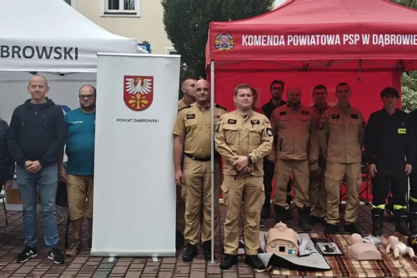 Krajowy Trening Reagowania w Dąbrowie Tarnowskiej – mieszkańcy uczyli się ratować życie